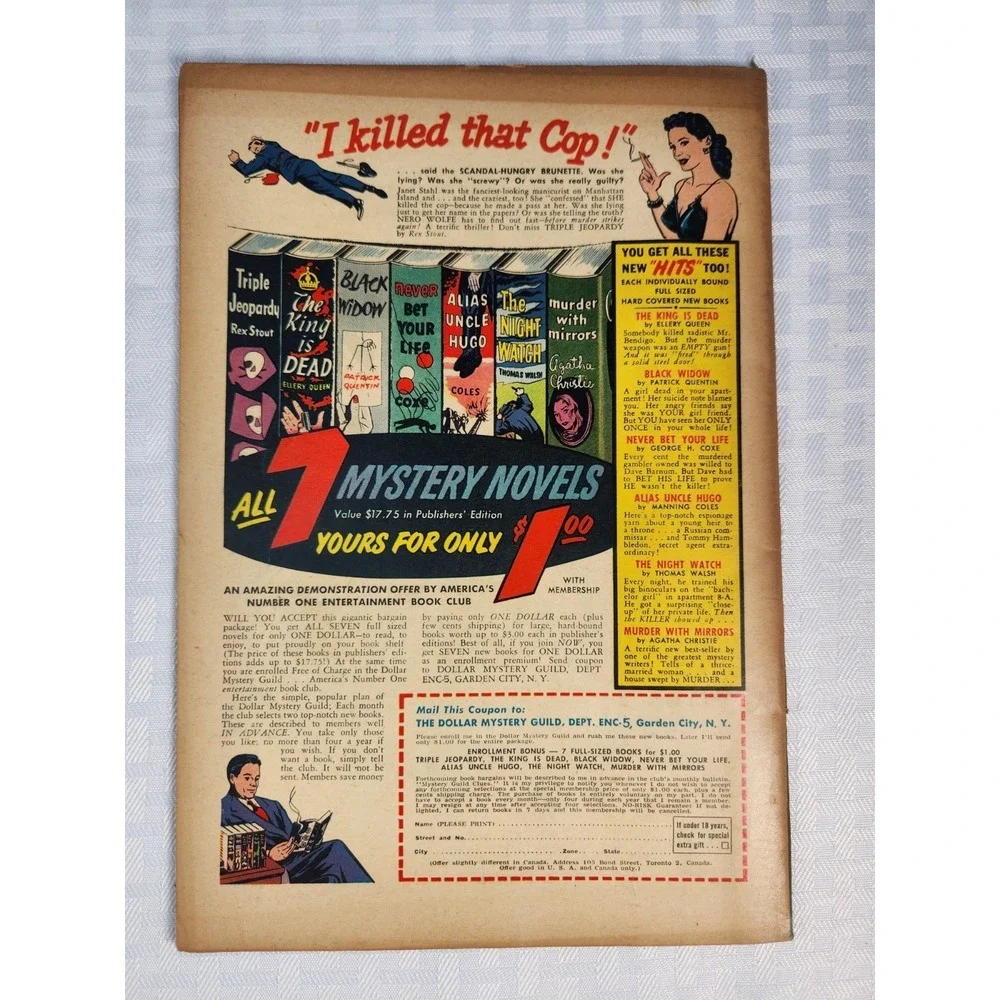 Vintage 1953 #5 June/July EC Gaines Elder MAD COMIC BOOK Outer Sanctum Pre Code